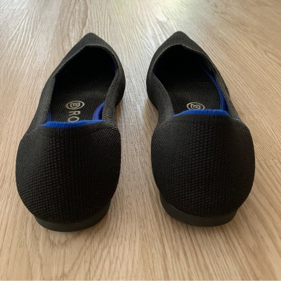Rothy’s the point pointed toe slip on ballet flat woven shoes - Picture 7 of 9
